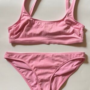 Xhilaration Pink Two Piece Bathing Suit Bikini